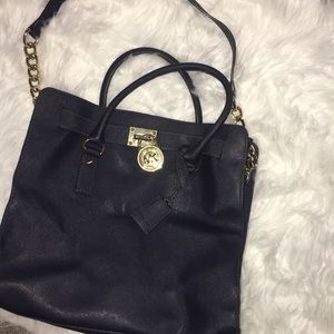 MK Hamilton Navy Tote